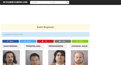 Desktop Screenshot of butlermugshots.com